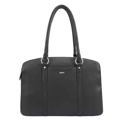 Paul Costelloe Women's Black Laurent Leather Tote