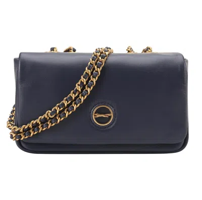 Paul Costelloe Women's Blue Moxie Leather Crossbody Bag - Overture