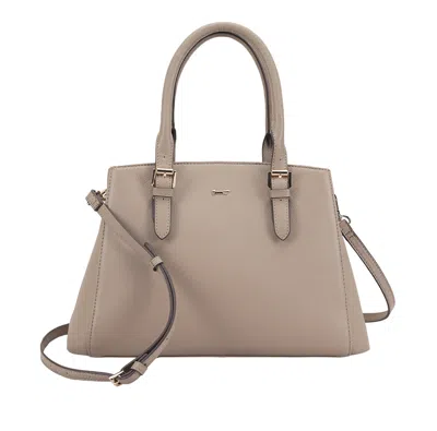 Paul Costelloe Women's Davina Leather Grab Bag - Grey