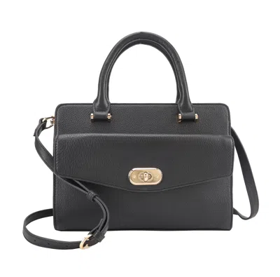 Paul Costelloe Women's Eliza Leather Crossbody Bag  - Black
