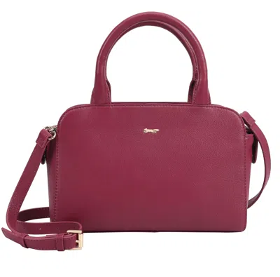 Paul Costelloe Women's Giselle Leather Crossbody Bag - Red Plum