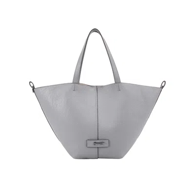 Paul Costelloe Women's Grey Carlotta Leather Tote Bag