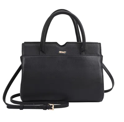 Paul Costelloe Women's Hunza Leather Grab Bag - Jet Black