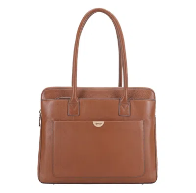 Paul Costelloe Women's Lorca Leather Tote Bag- Brown