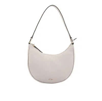Paul Costelloe Women's Louise Leather Hobo Bag - White