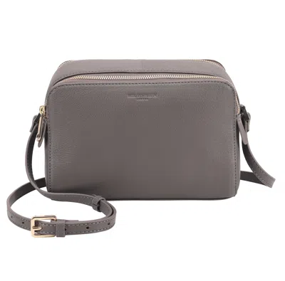 Paul Costelloe Women's Mantaro Leather Crossbody Bag - Grey