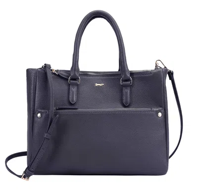 Paul Costelloe Women's Odessa Leather Shoulder Multiway Bag- Blue