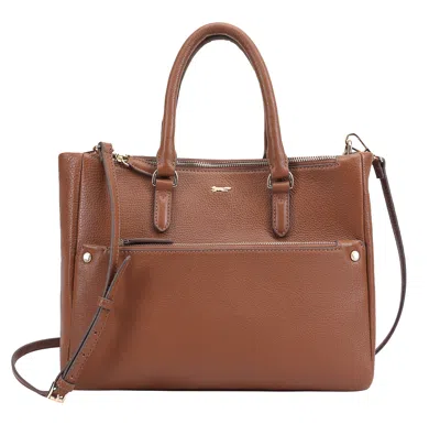 Paul Costelloe Women's Odessa Leather Shoulder Multiway Bag - Brown