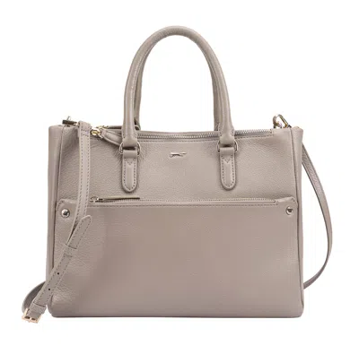 Paul Costelloe Women's Odessa Leather Shoulder Multiway Bag- Neutrals In Black