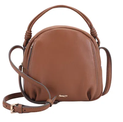 Paul Costelloe Women's Pia Leather Crossbody Bag- Brown
