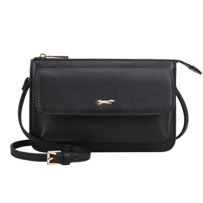 Paul Costelloe Women's Sabina Leather Crossbody Bag - Black