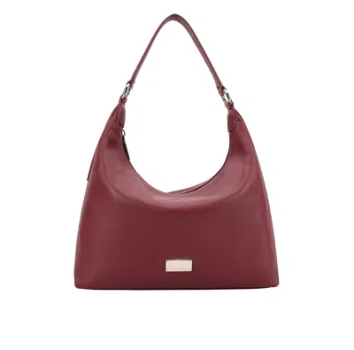 Paul Costelloe Women's Veronica Leather Shoulder Bag - Red