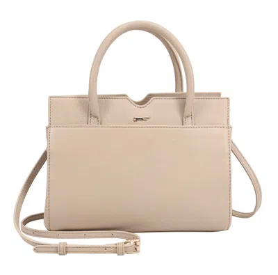 Paul Costelloe Women's White Hunza Leather Grab Bag - Doeskin