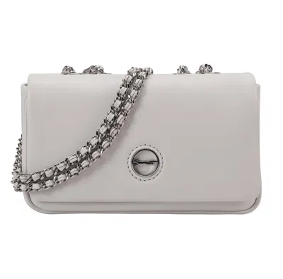 Paul Costelloe Women's White Moxie Leather Crossbody Bag - Blanc De Blanc