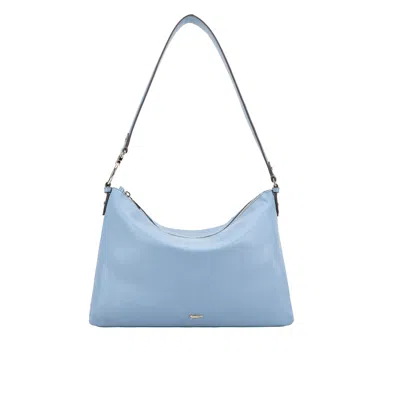 Paul Costelloe Women's Zainab Leather Shoulder Bag - Blue