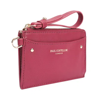 Paul Costelloe Women's Zyrah Leather Purse- Red