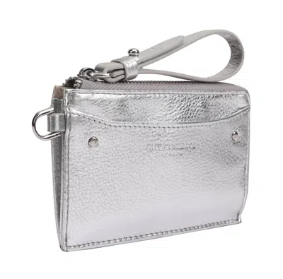 Paul Costelloe Women's Zyrah Leather Purse - Silver