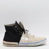 Paul Esterlin Paul Esterlin White And Black Sneakers In Black