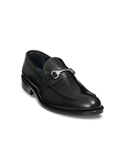 Paul Fredrick Archer Bit Loafer In Black