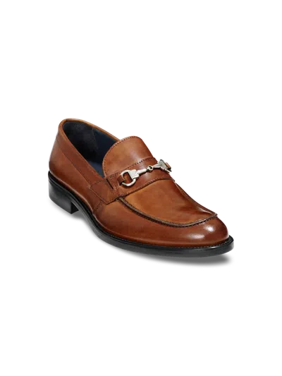 Paul Fredrick Archer Bit Loafer In Brown