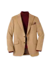 Paul Fredrick Camelhair Single Breasted Peak Lapel Sport Coat In Brown
