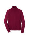 Paul Fredrick Cashmere Turtleneck Sweater In Red
