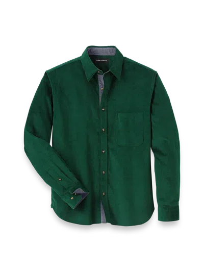 PAUL FREDRICK COTTON CORDUROY CASUAL SHIRT