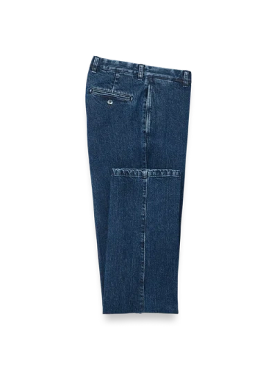 PAUL FREDRICK PAUL FREDRICK DENIM FLAT FRONT PANTS