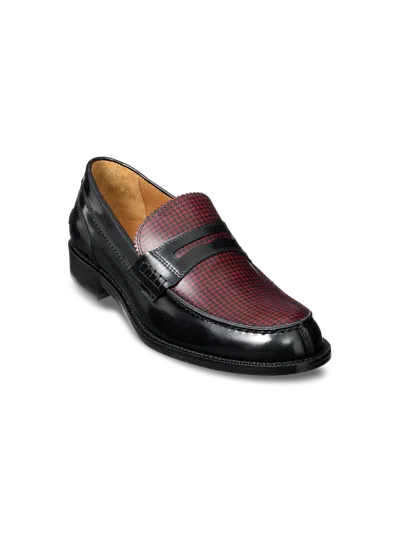 Paul Fredrick Dexter Penny Loafer In Multi