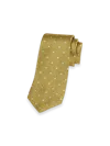 Paul Fredrick Dot Woven Silk Tie In Green
