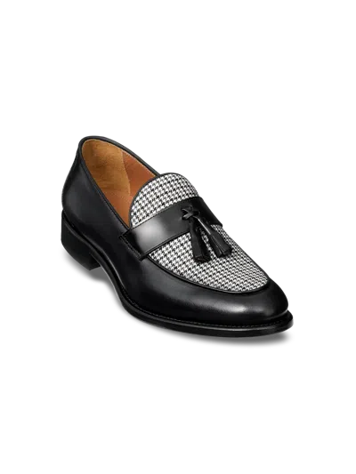 Paul Fredrick Dylan Tassel Loafer In Black
