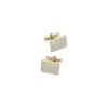 Paul Fredrick Engravable Cufflinks In Gold