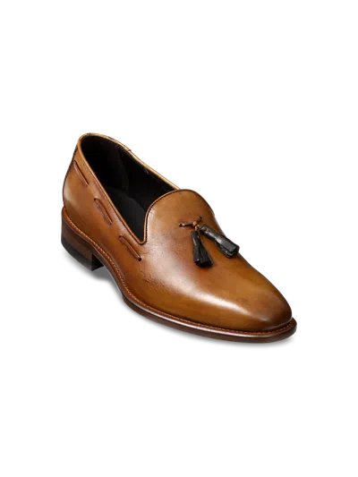 Paul Fredrick Ethan Tassel Loafer In Brown
