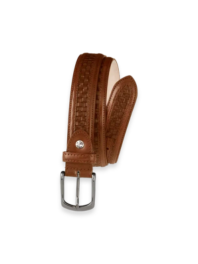 Paul Fredrick Everett Belt In Brown