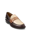 Paul Fredrick Glenn Penny Loafer In Multi