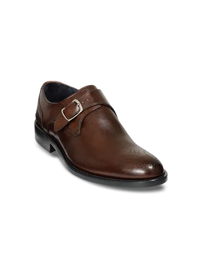Paul Fredrick Henry Monk Strap In Brown