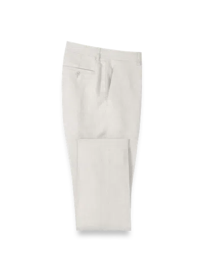 Paul Fredrick Linen Chambray Twill Pants In Multi