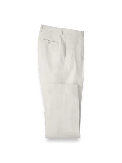 PAUL FREDRICK LINEN CHAMBRAY TWILL PANTS