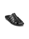 Paul Fredrick Matteo Backless Fisherman Sandal In Black