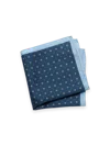 Paul Fredrick Medallion Silk Pocket Square In Multi