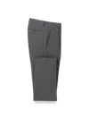 Paul Fredrick Microfiber Check Single Pleat Pants In Multi