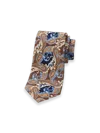 Paul Fredrick Paisley Woven Silk Tie In Multi