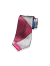 Paul Fredrick Patchwork Woven Silk Tie In Multi