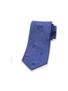 Paul Fredrick Patterned Woven Silk Tie In Blue