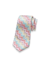 Paul Fredrick Patterned Woven Silk Tie In Multi