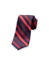 Paul Fredrick Patterned Woven Silk Tie In Multi