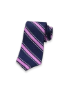 Paul Fredrick Patterned Woven Silk Tie In Multi