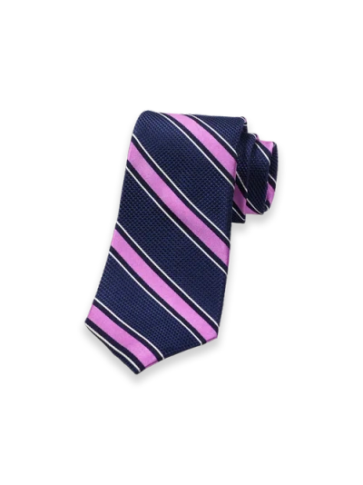 Paul Fredrick Patterned Woven Silk Tie In Multi