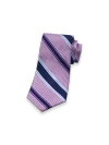 Paul Fredrick Patterned Woven Silk Tie In Pink