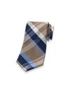 Paul Fredrick Patterned Woven Silk Tie In Multi